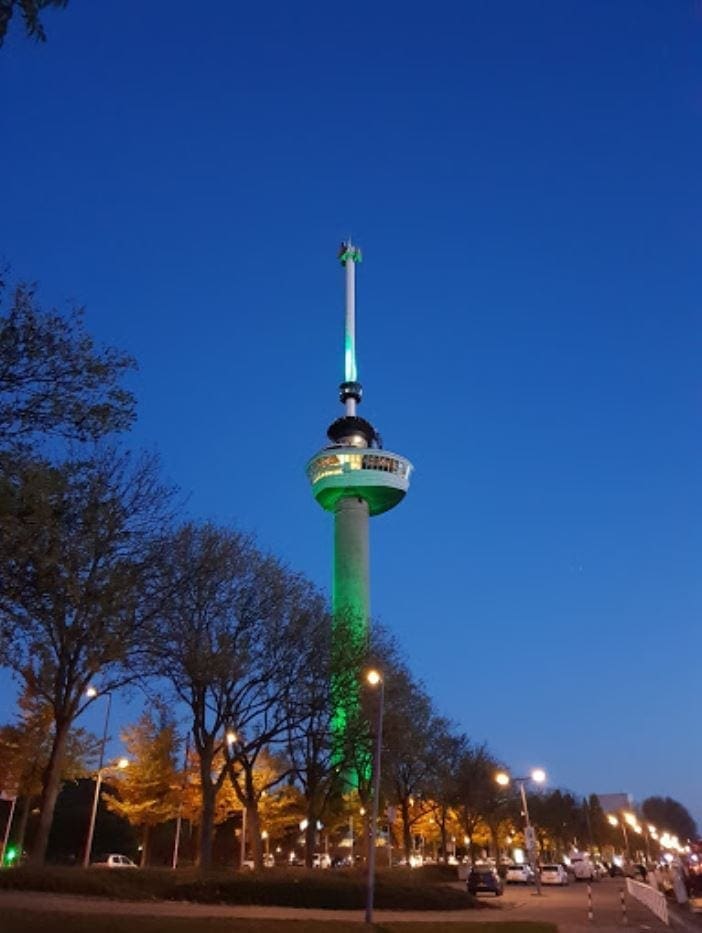 Euromast Tower in Rotterdam