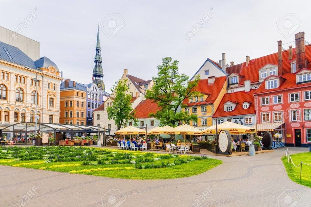 Livu Square Riga Latvia